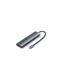 Vention TGVHB hub de interfaz USB Tipo C 5000 Mbit/s Gris