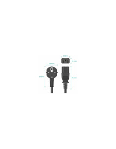Vention ZCJBAC cable de transmisión Negro 1,8 m C13 acoplador 2