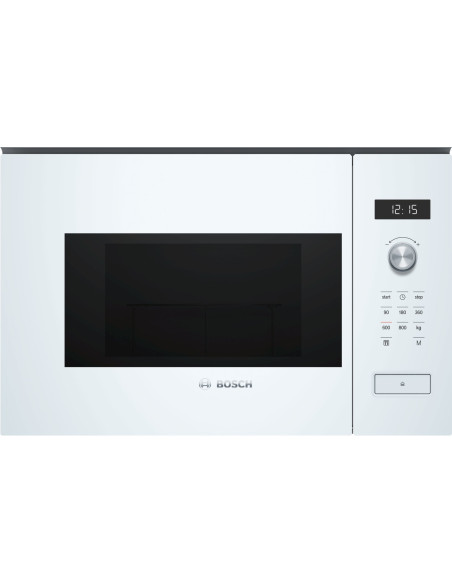 Bosch Serie 6 BFL524MW0 microondas Blanco Solo microondas Integrado 20 L 800 W