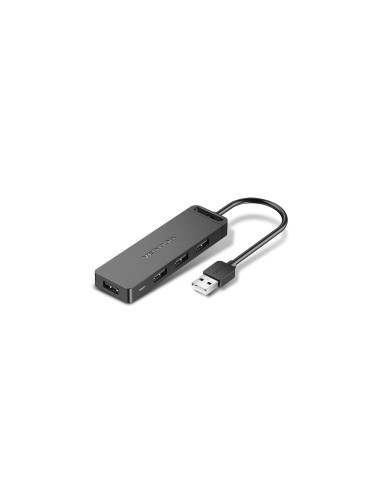 Vention CHMBD hub de interfaz USB 2.0 Type-A 480 Mbit/s Negro