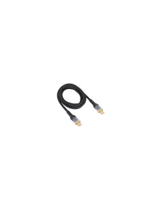 iggual Cable tipo C a tipo C 3A 1 metro trenzado LED 2