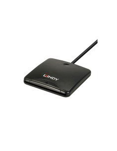 Lindy 43407 lector de tarjeta magnética USB Negro