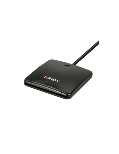 Lindy 43407 lector de tarjeta magnética USB Negro