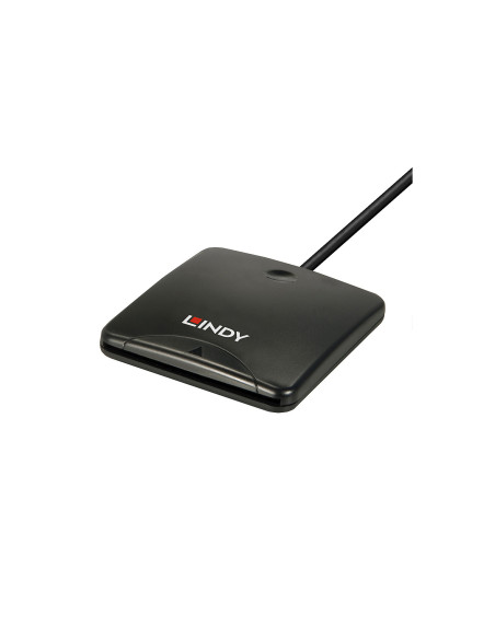 Lindy 43407 lector de tarjeta magnética USB Negro