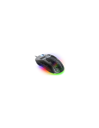 Spirit of Gamer PRO-M4 DARK ratón Juego mano derecha USB tipo A Óptico 12800 DPI