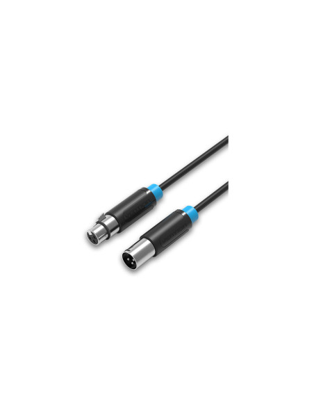 Vention BBFBJ cable de audio 5 m XLR Negro