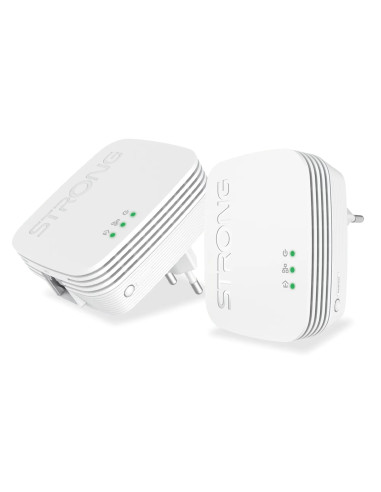 Strong Powerline 600 Duo Mini 600 Mbit/s Ethernet Blanco 2 pieza(s)