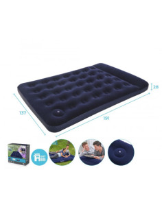 Bestway 67225 / 24 colchón hinchable Colchón doble Azul