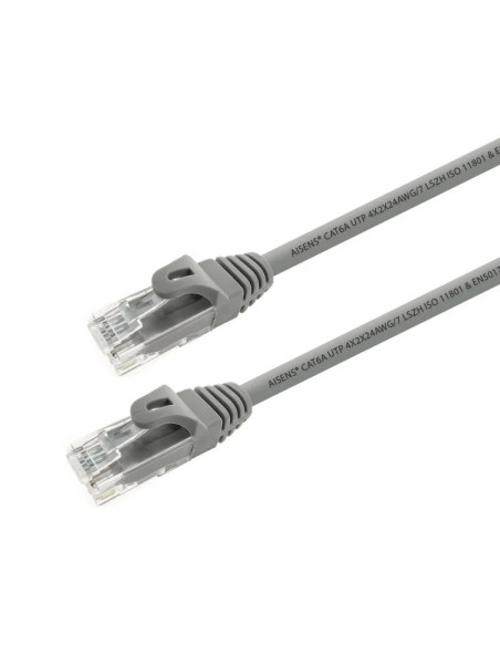 CABLE DE RED CAT6A UTP 10M AISENS GREY