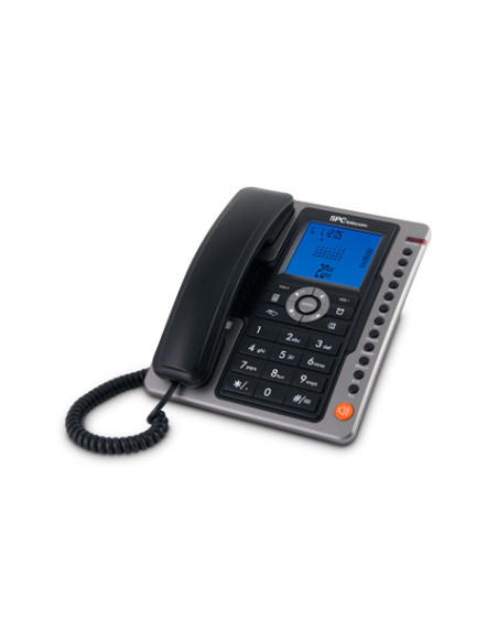 TELEFONO SOBREMESA/MURAL LCD 3604N NEGRO SPC