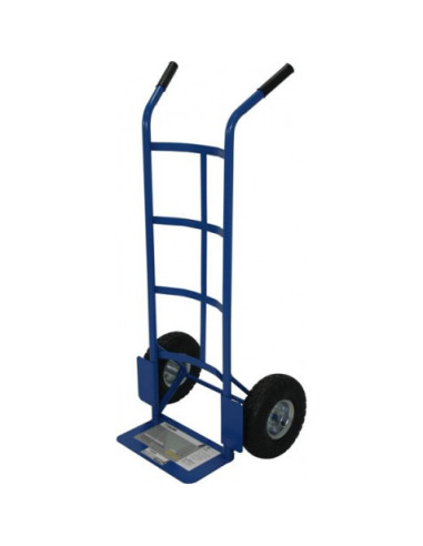 CARRETILLA ALMACÉN CURVA ACERO 200 KG MADER