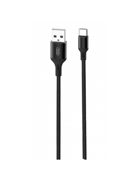 CABLE NB143 CORDON USB - TIPO C | 2.4A | 1 MTR | NEGRO XO