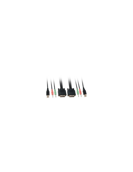 CABLE CONMUTADOR LEVEL ONE V/T/M DVII USB CON AUDIO CABLES INCLUIDOS