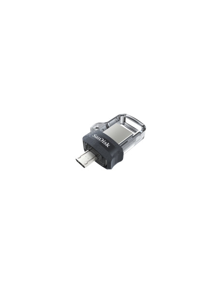 MEMORIA MICRO USB + USB 3.0 SANDISK ULTRA DUAL DRIVE M3.0 32GB GREY & SILVER SDDD3-032G-G46