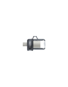 MEMORIA MICRO USB + USB 3.0 SANDISK ULTRA DUAL DRIVE M3.0 32GB GREY & SILVER SDDD3-032G-G46 2