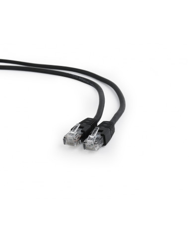 LATIGUILLO GEMBIRD CAT 6 UTP 1METRO NEGRO PP6U-1M/BK