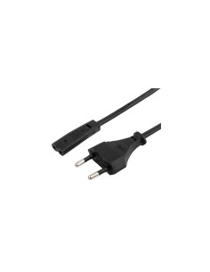 Gembird PC-184/2 cable de alimentación Negro 1,8 m Enchufe tipo C C8 acoplador