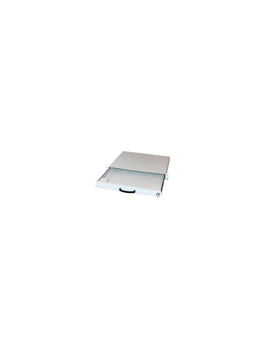 EQUIP 260410 CAJON DE TECLADO PARA RACK 19P CON LLAVE GRIS