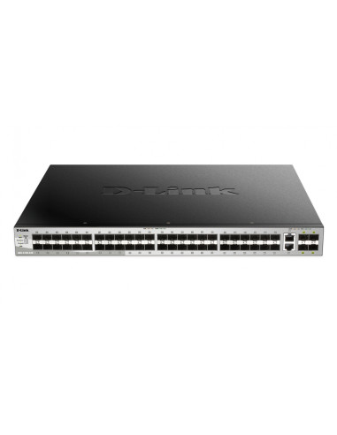 D-Link Gestionado L3 10G Ethernet (100/1000/10000) Negro, Gris