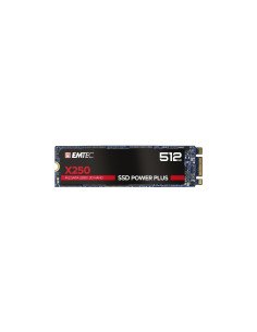 Emtec X250 Disco ssd M.2 512gb serial ATA III 3D nand negro