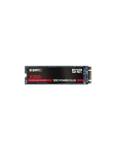 Emtec X250 Disco ssd M.2 512gb serial ATA III 3D nand negro