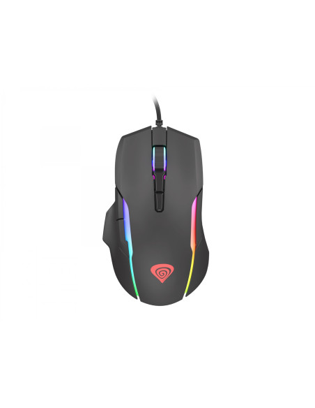 Genesis xenon 220 raton gaming ambidextro usb tipo a 6400dpi optico