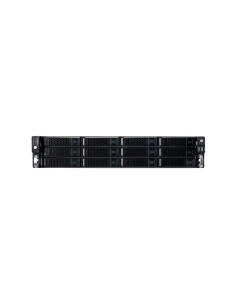 UNYKAch Servidor Rack Hot Swap 2U / 12 BahÍ­as Negro, Plata