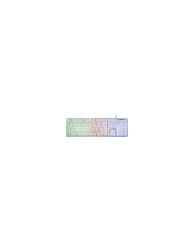 Mars Gaming MCPXWFR Combo Teclado+Ratón+Alfombrilla Blanco FR