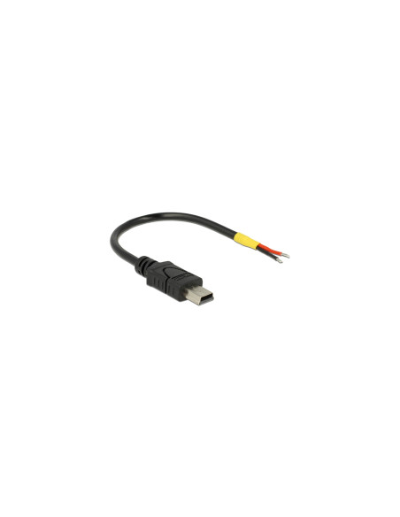 DeLOCK 85251 cable USB 0,1 m USB 2.0 Mini-USB B Negro