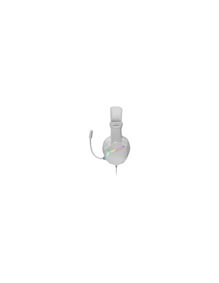 Mars Gaming MH122 Blanco, Cascos Gaming FRGB Over Ear con Micrófono,