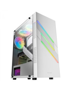 Mars Gaming MC-U3 Blanco Caja PC Gaming ATX XL Frontal Triple ARGB