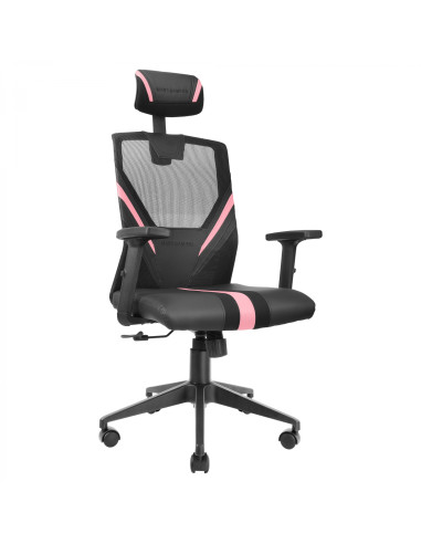 Mars Gaming MGC-ERGO Rosa Silla Gaming Ergonómica Malla Transpirable