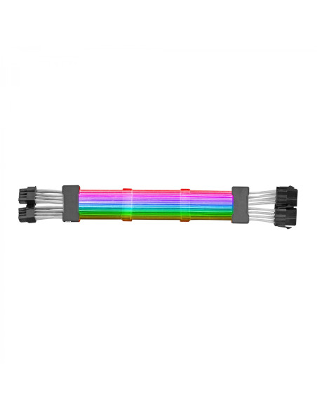 Mars Gaming MCA-16 Cable Extensor ARGB 8+8pin PCIe para Tarjeta