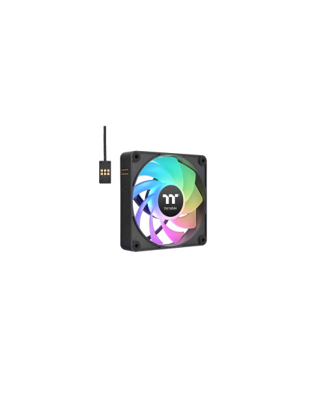 Thermaltake CL-F192-PL12SW-A sistema de refrigeración para ordenador Carcasa del ordenador Ventilador 12 cm Negro 3 pieza(s)