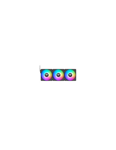 Thermaltake CL-F192-PL12SW-A sistema de refrigeración para ordenador Carcasa del ordenador Ventilador 12 cm Negro 3 pieza(s)