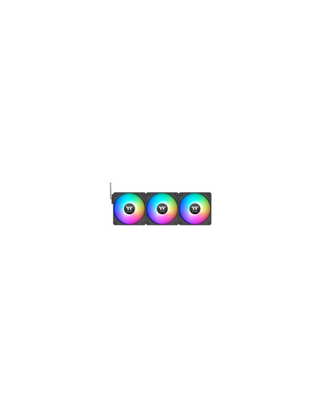 Thermaltake CL-F192-PL12SW-A sistema de refrigeración para ordenador Carcasa del ordenador Ventilador 12 cm Negro 3 pieza(s)