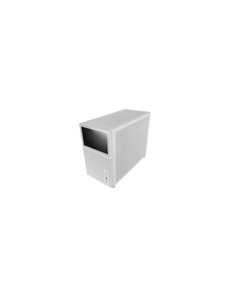 Mars Gaming MC-LCD Mini Tower Negro, Blanco