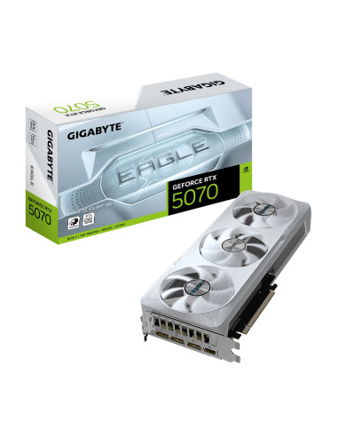 GIGABYTE GeForce RTX 5070 EAGLE OC ICE SFF 12G Tarjeta Gráfica - 12GB
