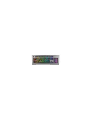 GENESIS Rhod 500 RGB teclado Juego USB QWERTY Español Negro, Gris