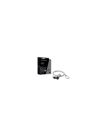 Conceptronic CNBSLOCK15 cable antirrobo Plata 1,5 m