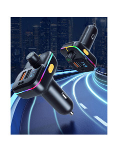 TRANSMISOR FM BCC09 BLUETOOTH + USB + TIPO C 25W XO 2