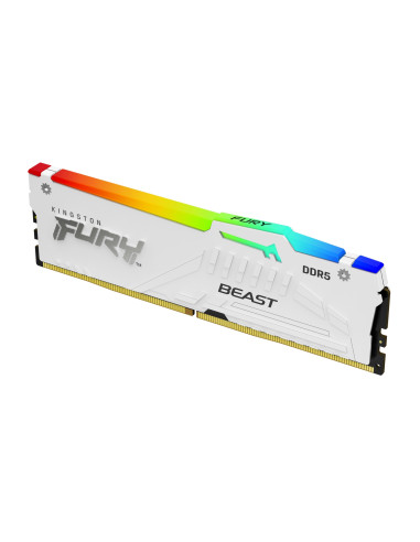 Kingston Technology FURY Beast 32GB 6000MT/s DDR5 CL30 DIMM White RGB
