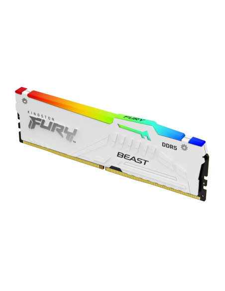 Kingston Technology FURY Beast 32GB 6000MT/s DDR5 CL30 DIMM White RGB