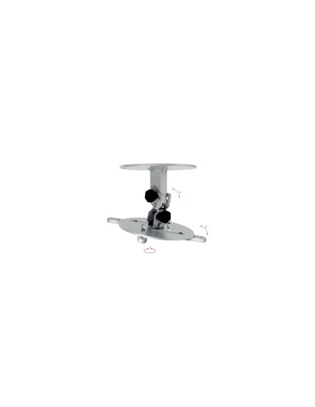 ITB OM26080 montaje para projector Techo Plata