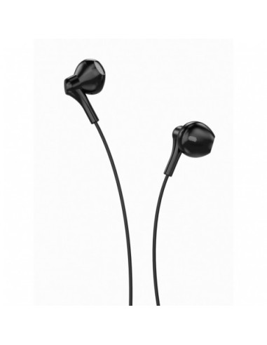 AURICULAR + MICROFONO EP39 MUSIC NEGRO