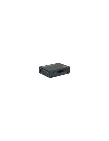 LevelOne GVT-2012 convertidor de medio 1000 Mbit/s Negro