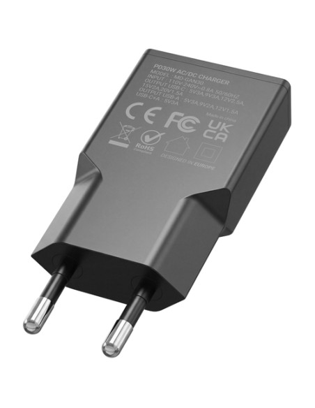 Mars Gaming MDGAN30 cargador de dispositivo móvil Negro