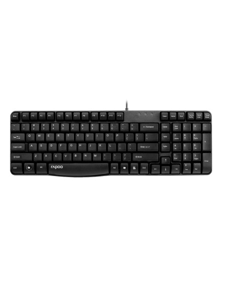Rapoo N2400 teclado USB Portugués Negro