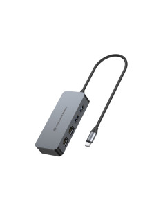 Conceptronic ABBY24G base para portátil y replicador de puertos