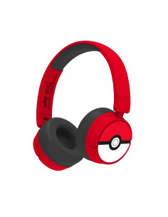 OTL Technologies Pokémon PK1000 auricular y casco Auriculares Inalámbrico y alámbrico Diadema Juego USB Tipo C Bluetooth Rojo, B